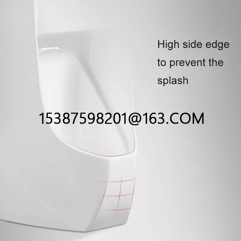 Unique Design Porcelain Men Wall Mounted Toilet Bowl Basin Urinal Sink Combination For Male