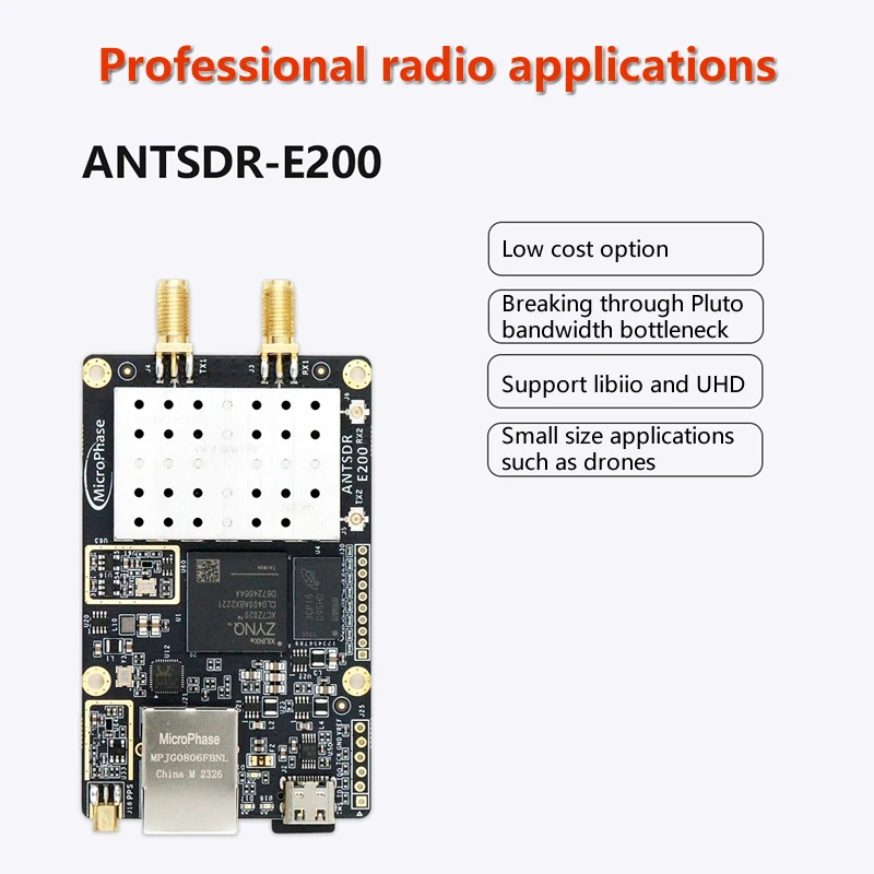 Software Defined Radio ADI Pluto SDR AD9361 Openwifi UHD ANTSDR E200