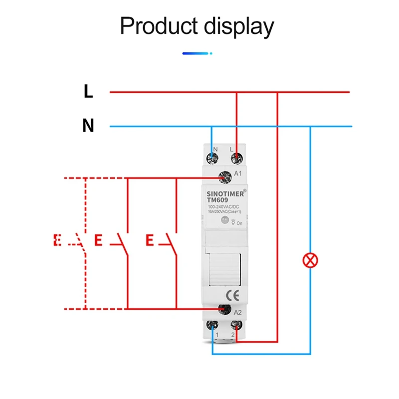 SINOTIMER TM609 Wifi Smart Timer Switch Tuya APP Remote Control Wireless Countdown Time Switch Home Staircase Light 220V 110V