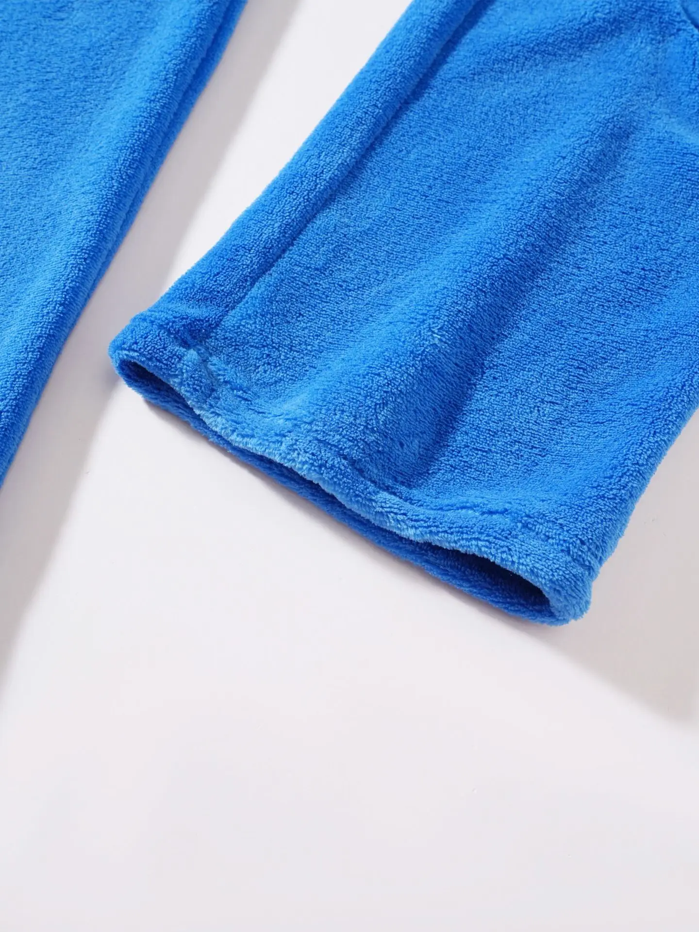 Herren Weiches Warmes Flanell Zweiteiler Set Übergroßer Kapuzenpullover mit Kordelzug Lose Hose Lässige Hauskleidung Herbst Winter Tägliche Kleidung – Detail 34