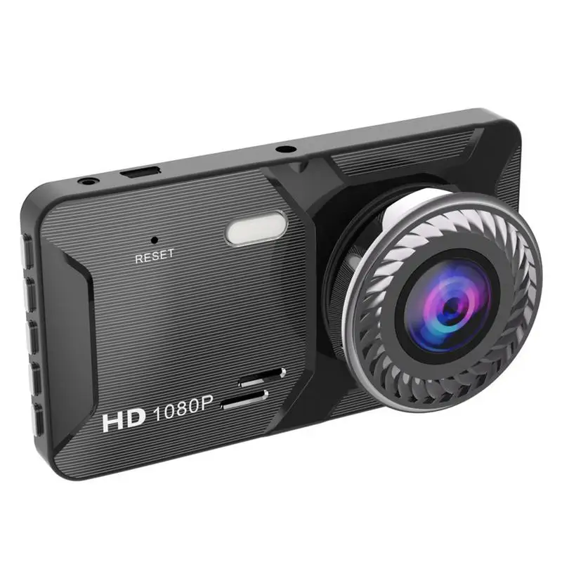 Driving Recorder 3 Million Pixel Dual Car Camera 4in High-Definition Dashcam With Recording 170 Degree Wide Angle