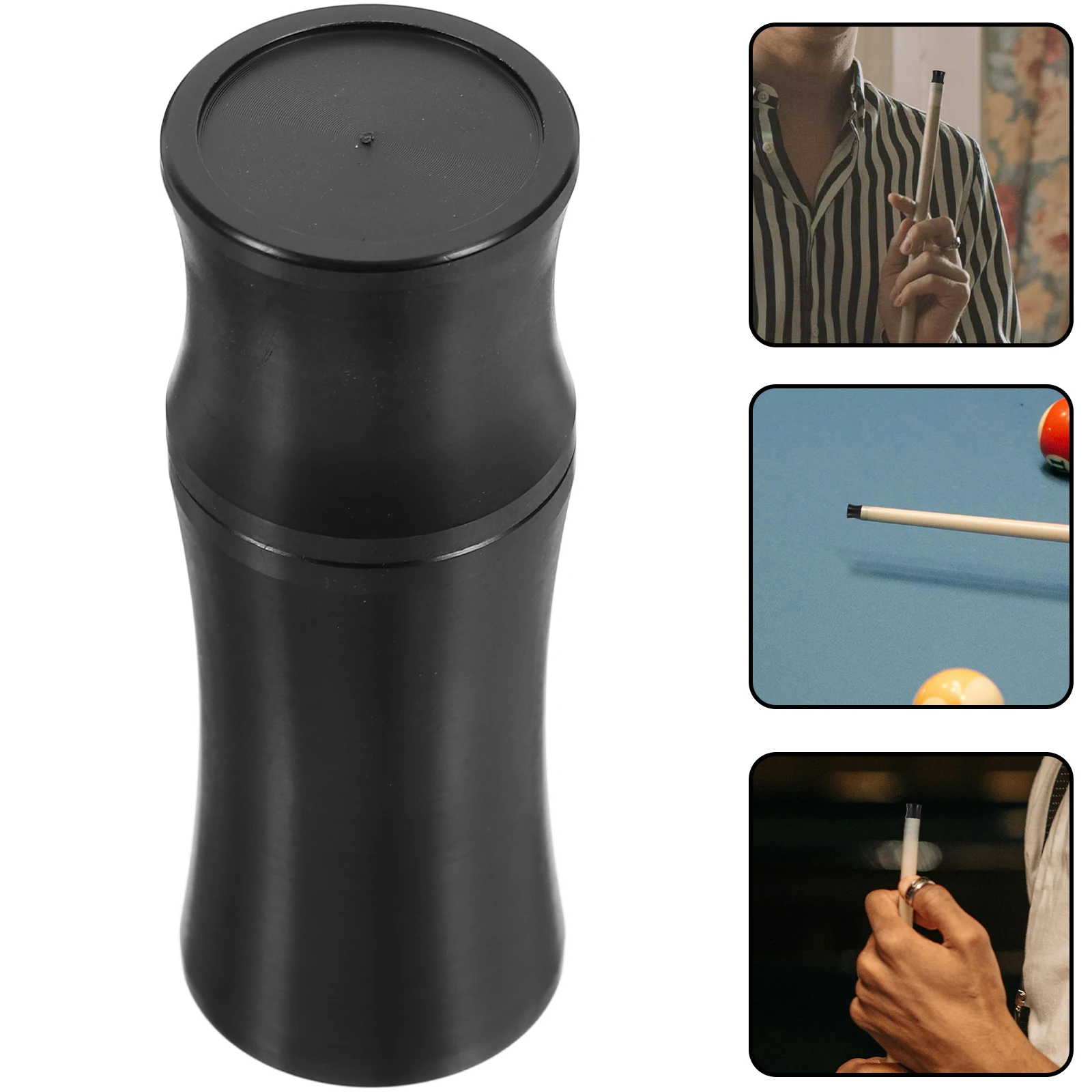 

Sturdy Billiard Cues End Protector Fine Workmanship ABS Material Replaceable Cover Billiard Protection Pad Pole