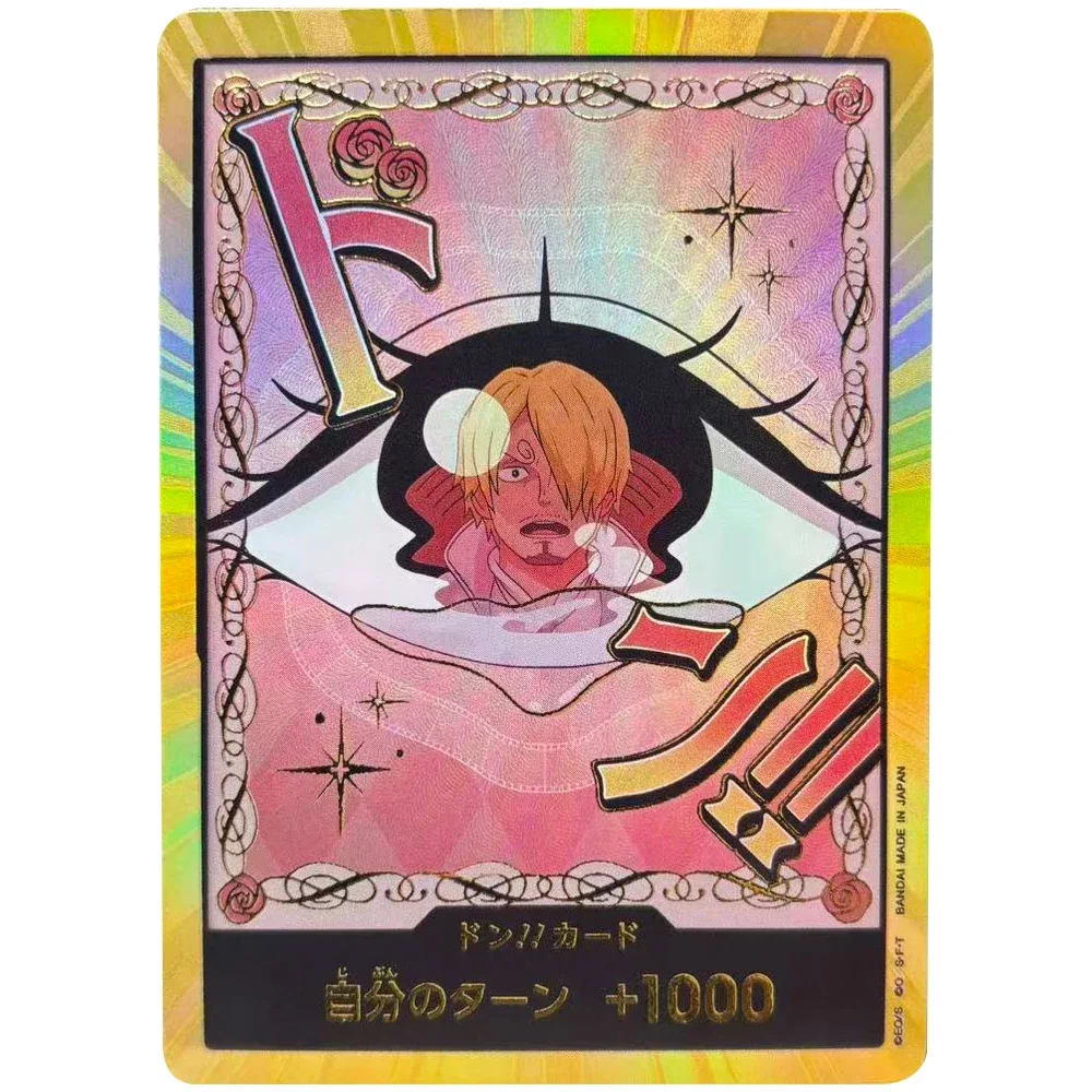 قطعة واحدة مجموعة بطاقات دون بطاقة القرد د. لوفي رورونوا زورو JPN لتقوم بها بنفسك جودة عالية لعبة ذاتية الصنع بطاقات أنيمي لعبة هدية