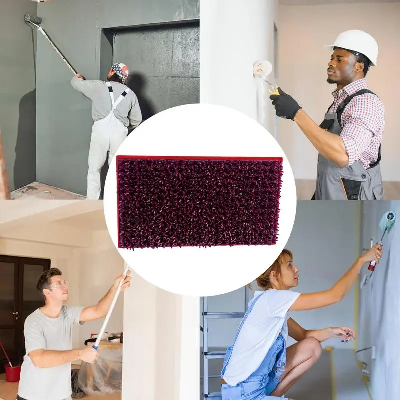 Texture Brush Drywall Stipple Brush Painting Tool Non-Slip Handle Professional Hand Tools Plastering Home Improvement For