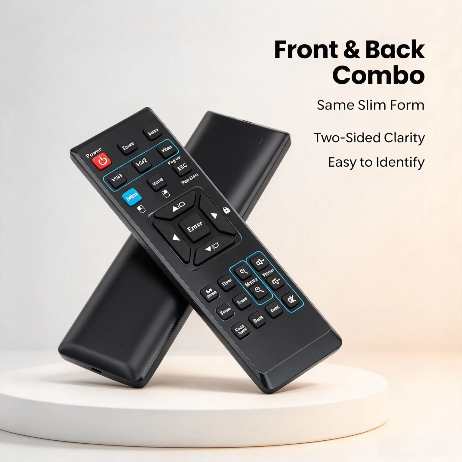 Replacement Remote Control for Viewsonic Projector PJD5233 PJD5523W VS14112 VS14 VS13870, No Programming Required