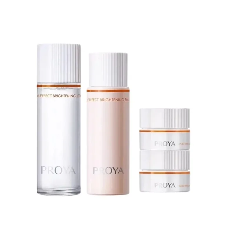 PROYA Dual Antioxidant Toner Emulsion Face Cream Sampler Skincare Set Hydration Anti-yellowing Anti-wrinkle Rejuvenation Whiten