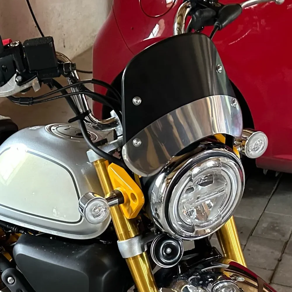 Deflector de Viento para Faro de Motocicleta para KAWASAKI W650 W400 Eliminator 400 400LX 250LX CS250 VZ750 ZRX2 BALIUS 2