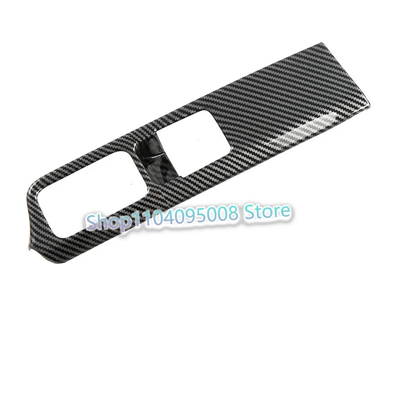 For Hyundai Santa Fe MX5 2023 2024 Car Headlight Adjustment Switch Control Button Cover Trim ABS Carbon Fiber Accessories