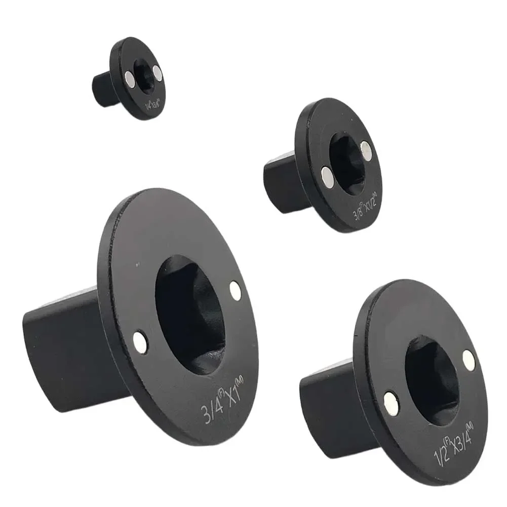 

Универсальный низкопрофильный набор адаптеров для ударных гайковертов, идеально подходит для труднодоступных мест, набор переходников-редукторов для гайковертов