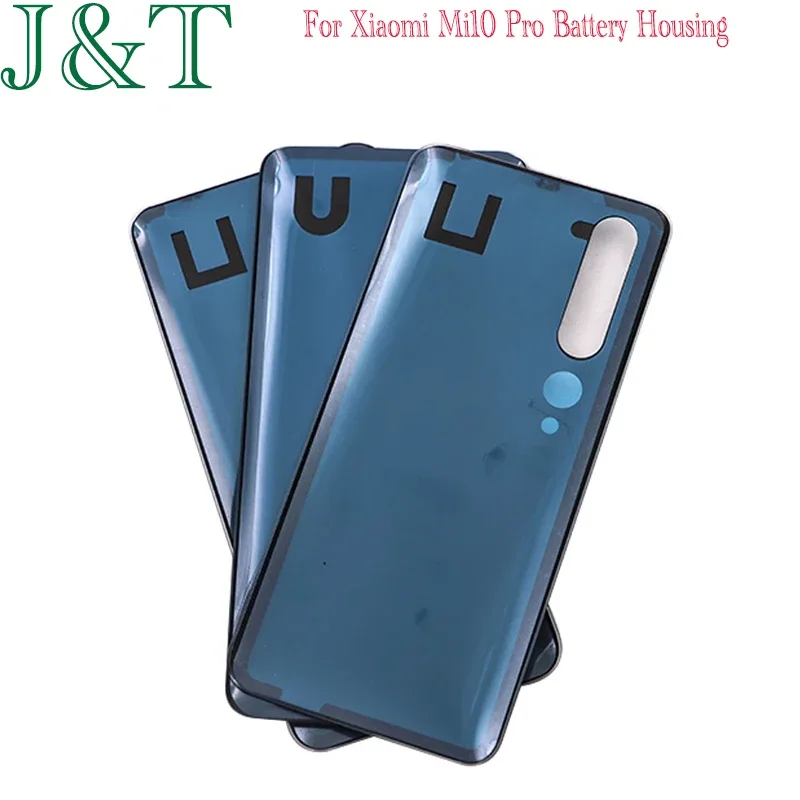 For Xiaomi Mi 10 Pro Battery Back Cover 3D Glass Panel Rear Door For Xiaomi Mi10 Pro Battery Housing Case With Adhesive Replace