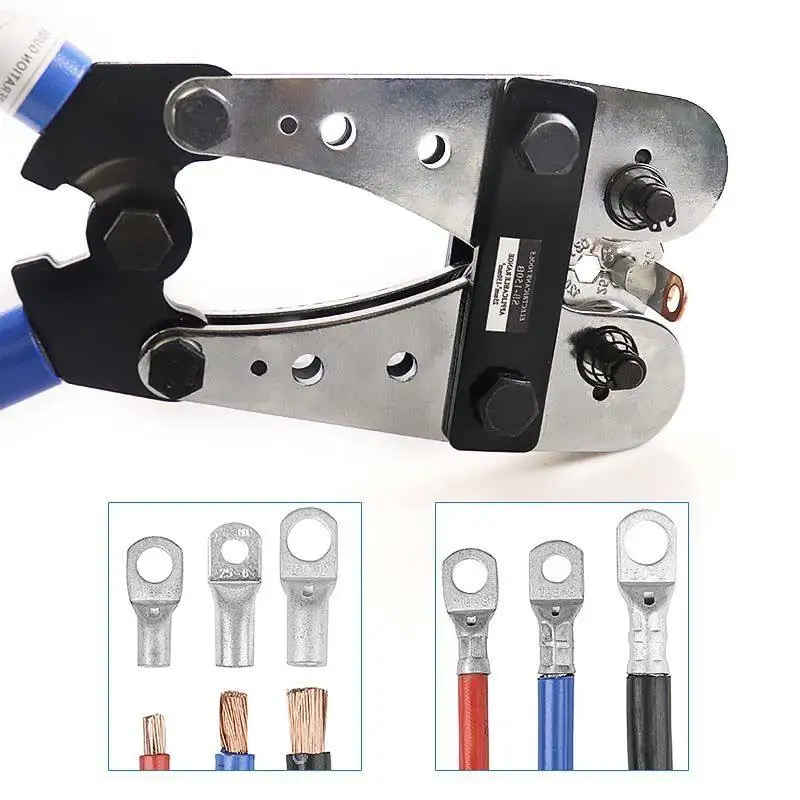 Copper Nose Crimping Pliers Electrician Crimping Cold Pressing Terminal Large Bare Terminal Open Wire Nose Crimping Pliers
