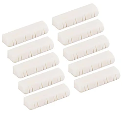 10x Bone Mandolin Nut 28x5x7mm Luthier Saddle Bridge