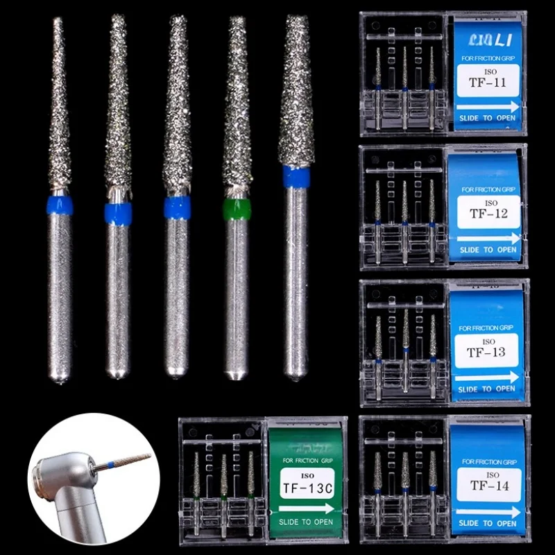 

5Box High-Speed Dental Handpiece Needle Bur Super Wear-Resistant Precision Work Oral Surgery Carpenter Teeth Materials