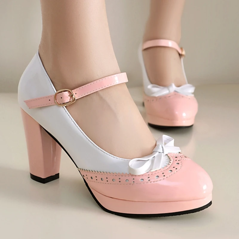 

Женские туфли-лодочки на высоком каблуке, большой размер 48, элегантный ремешок, зеленый, черный, розовый, свадебные офисные модельные туфли на каблуке, женские весенние туфли 2023 г.