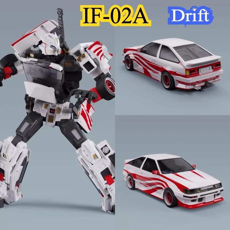 

IN STOCK Transformation MMC Ocular Max OX IF-02A IF02A Lost Drift Car Action Figure Collection Gift
