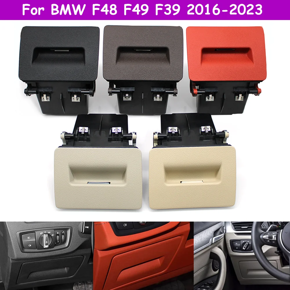 

F48 F49 F39 LHD RHD Car Dashboard Storage Box Slot Driver Side Toolbox Glove Box For BMW X1 X2 2016-2023 51459348822 51459359235