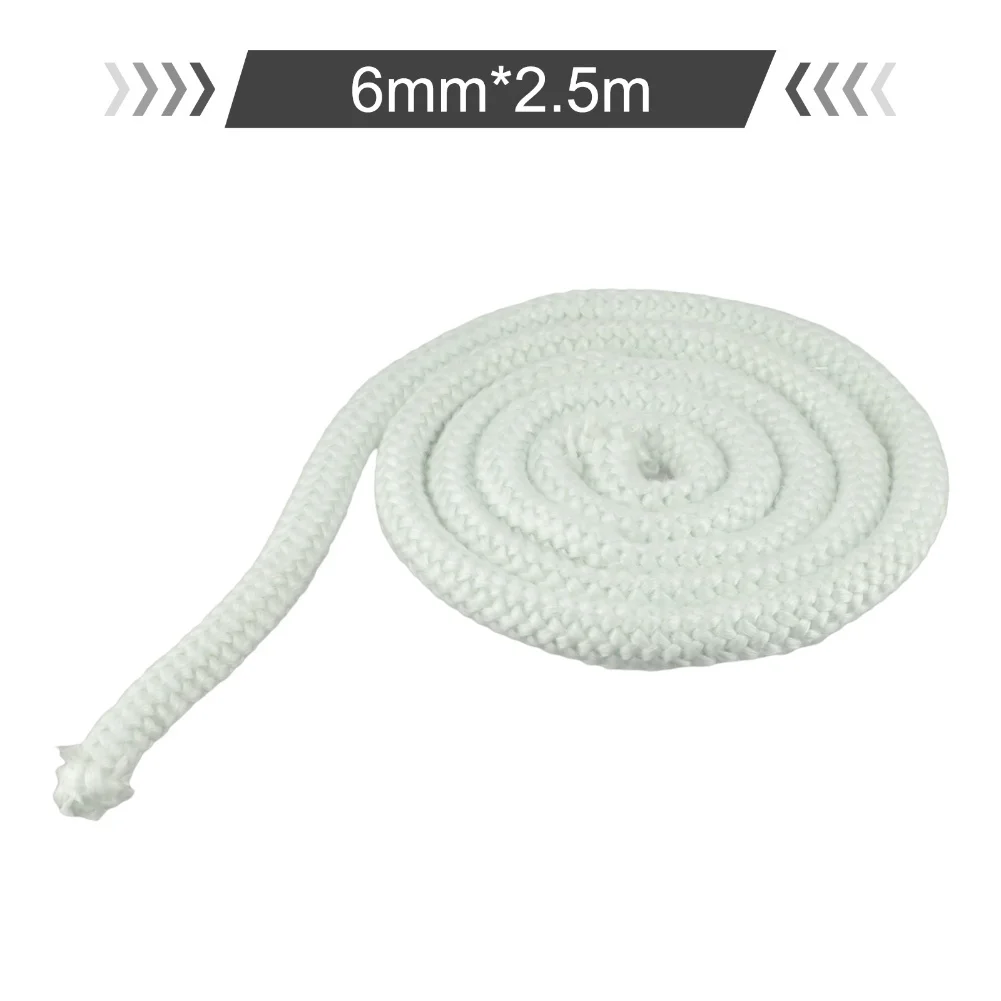 

Fiberglass Fireplace Sealing Rope Gasket Cord Replacement Stove Door Fire Rope Seal for Woodburner and Fire Stoves