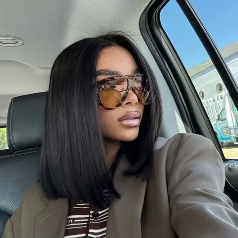 Bob Wig Human Hair 220% Density 13x4 HD Lace Frontal Short Straight Lace Front Bob Wigs For Black Women Human Hair Pre Plucked Straight 13x4 Bob Wig Human Hair 220 Density Transparent Lace Frontal Wig  Brazilian Human Hair