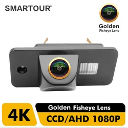 Smartour Ahd 1080P Gouden Fisheye Lens Hd Auto Parking Achteruitkijkcamera Hd Voor Audi A6 A3 Q7 S8 S5 A3 A8l Back-Up Achteruitrijcamera