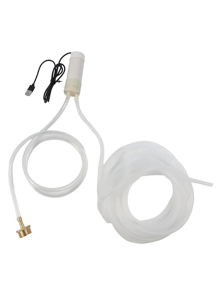 

Циркуляция воды USB Мини-водяной насос Фонтан 1-метровый Эффективный поток воды Гибкая установка USB-источник питания