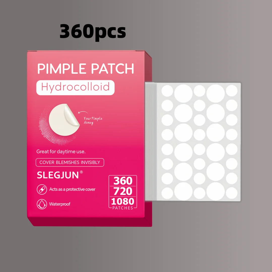 360 pieces of facial acne patches, concealer patches, pimples patches, ultra-thin invisible breathable hydrogel