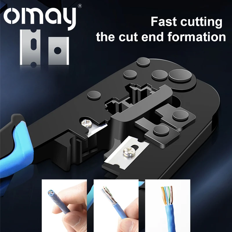 RJ45 Щипцы RJ11 Инструмент Ethernet Сеть LAN Кабельный резак Щипцы для зачистки сетевых плоскогубцев 6P 8P RJ11 RJ12