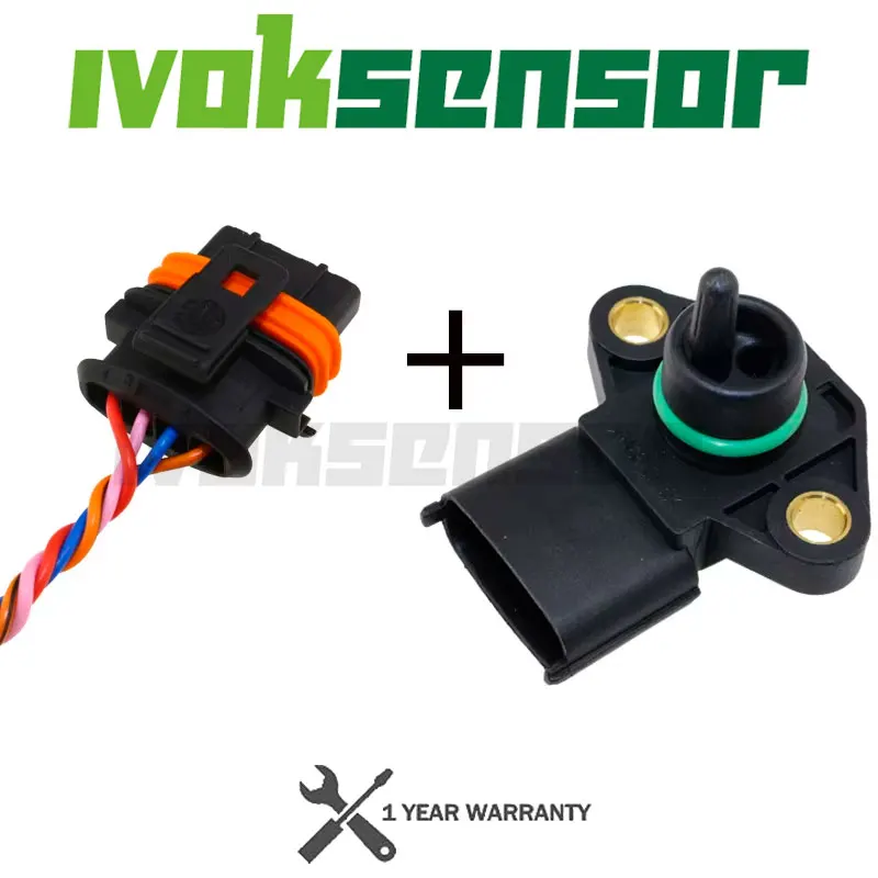 

Boost Pressure MAP Sensor For Hyundai Accent Getz Grandeur Matrix Sonata H-1 Tucson 1.5 2.0 2.2 2.5 CRDi 39300-84400 3930084400