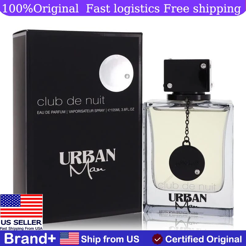 

Armaf Club De Nuit Urban for Man Eau De Parfum Spray, 3.6 Ounce Cologne Persistence Arabian Long Lasting Fragrance Portable