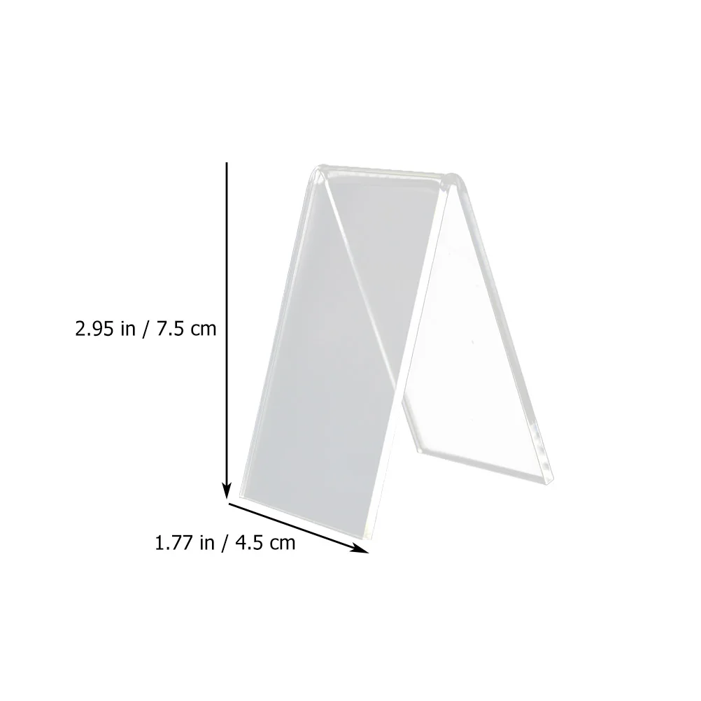 

4Pcs High Heels Display Stand Acrylic V type Shoe Storage Rack Lightweight Portable Home ganization Sneakers Holder