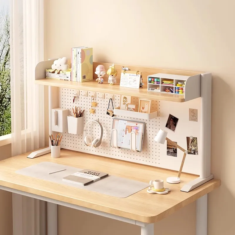 

Multi-Layer Iron Art Learning Desk Organizer Hole Board Stand Sle Children's Toy Storage Ra Kitchen Utensil Storage elf