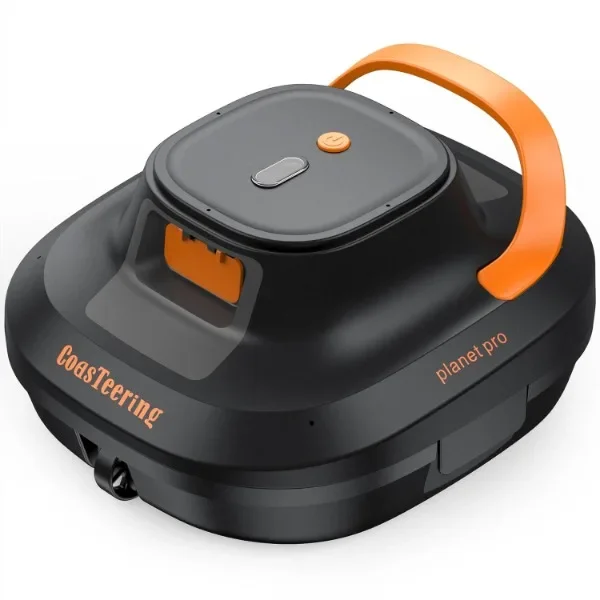 Cordless Robotic Pool Vacuum Cleaner, Pool Vacuum Robot with 120 Mins Runtime, Dual Brushless Motors, 3X Longer Lifespan