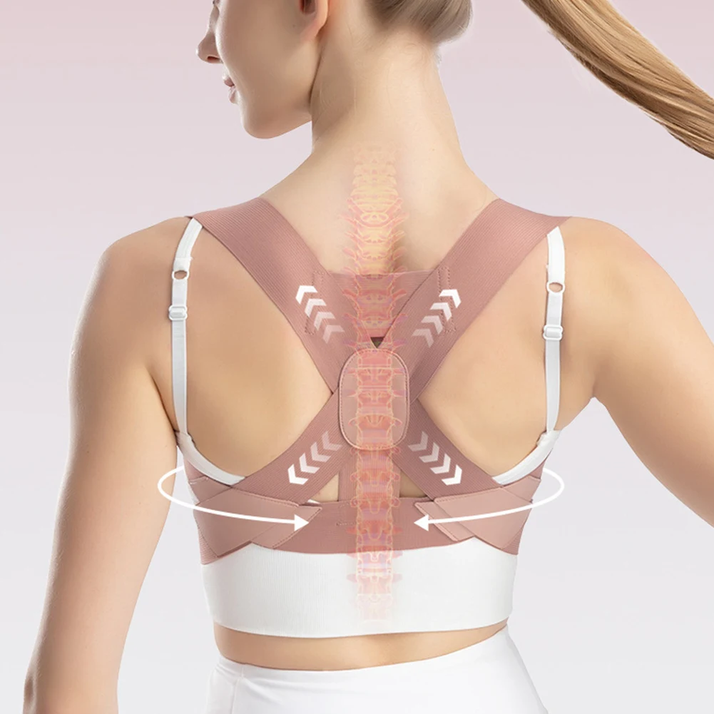 Women Back Posture Corrector Back Straightener Invisible Shoulder Posture Brace Back Support for Lumbar Shoulder Spine