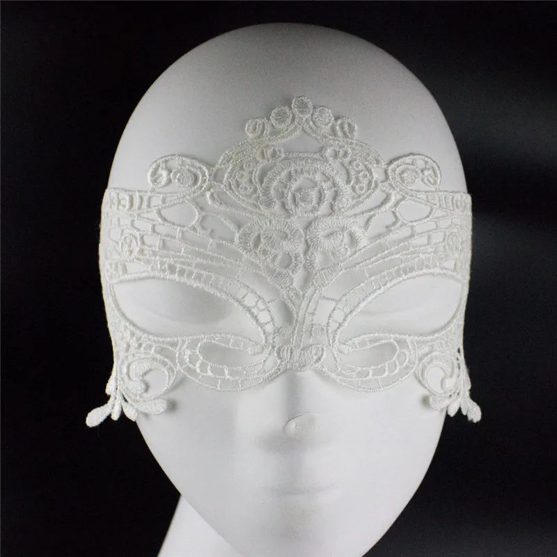 Costume de masque en dentelle creuse pour femmes, robe sexy, lingerie porno, noir, blanc, rouge, aussi Barrage 7.0, masques de cosplay chauds