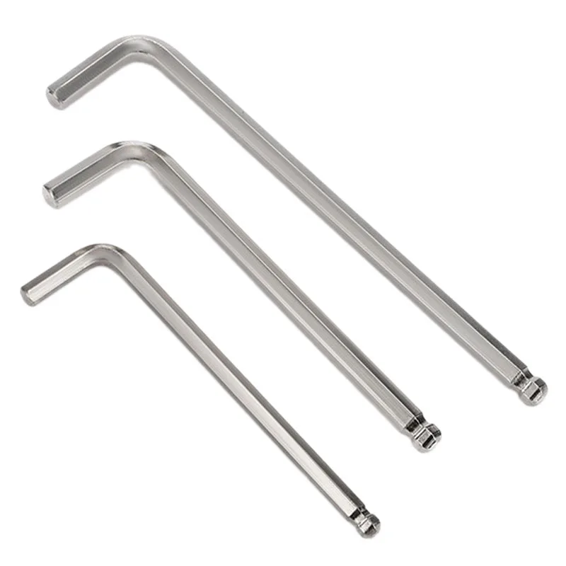 1 Stück Inbusschlüssel 1,5 mm 2 mm 2,5 mm 3 mm 4 mm 5 mm 6 mm 8 mm Kugelkopf Sechskantschlüsselschlüssel L-förmiger Schraubenschlüssel Handreparaturwerkzeuge – Detail 2