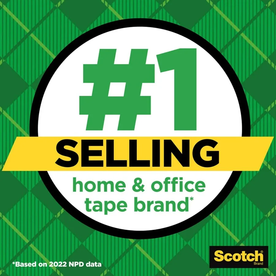 Magic Tape Invisible for Home Office and Back to School Use in College Classrooms 3 Rolls of Transparent Adhesive Tape for Seam