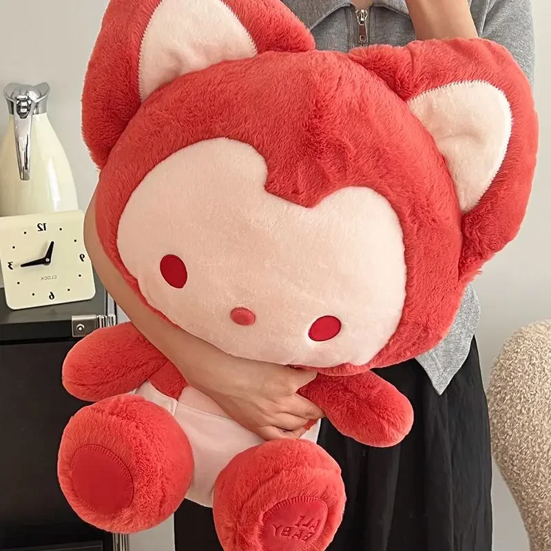 Bellissimo cartone animato abbagliante volpe rossa bambola di peluche soffice morbido farcito carino animale di simulazione anime piccolo foxe peluche giocattoli arredamento della camera