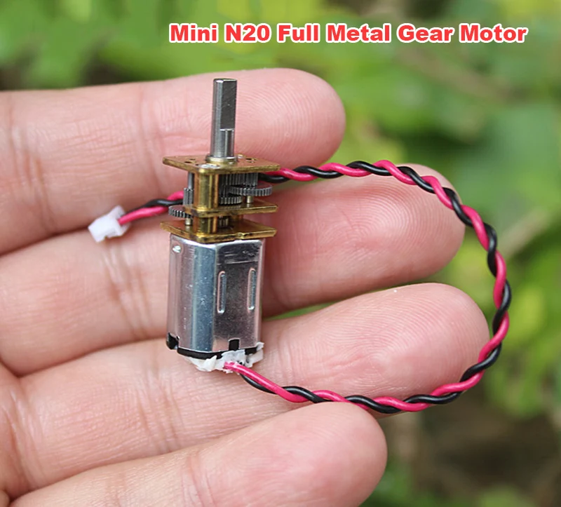 Waterdichte Mini N20 Reductiemotor Micro Volledig Metalen Versnellingsbak DC 3 V-6 V 5 V 66 RPM Lage Snelheid Grote Koppel DIY Slot Speelgoed Robot Slimme Auto