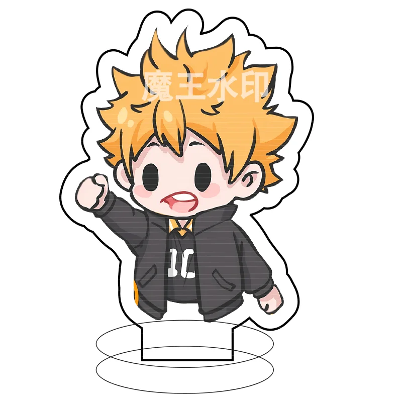 

Anime Haikyuu!! Yu Nishinoya Shoyo Hinata Cosplay Q Version Acrylic Standing Sign MINI Tabletop Accessories Ambitus