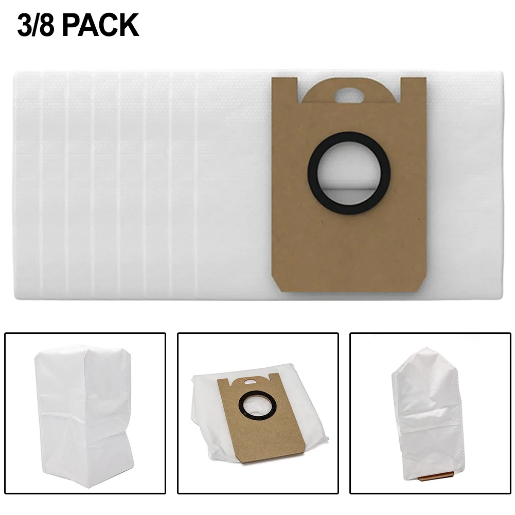 8/3PCS Bags For BObsweep For Dustin For Orb-i 3.5 L Replacement Disposable Vacuum Dust Bags Featuring Efficient Debris Vacuum