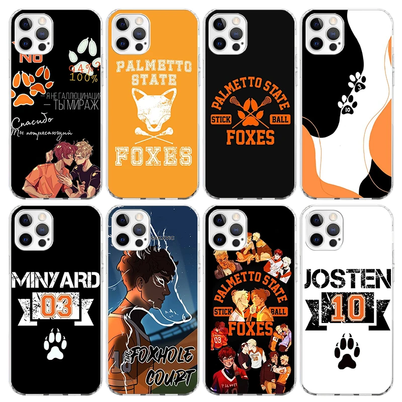 Andreil All For The Game Palmetto State FoxesPhone Case for Apple iPhone 16 15 14 Plus 13 12 Mini 11 Pro Max X XR XS 7 + 7G 8G S