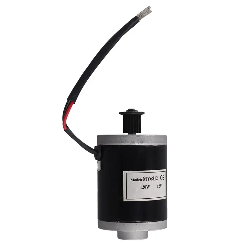 

SEWS-120W 12-вольтовый коллекторный двигатель постоянного тока для электровелосипедов и электросамокатов, высокоскоростной двигатель MY6812, идеально подходит для любителей DIY