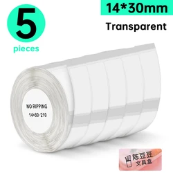 Transparent Label Tape for Niimbot D11 D101 D110 Printer Paper Label Sticker Paper Roll for Niimbot Labeller D110 Label Printer