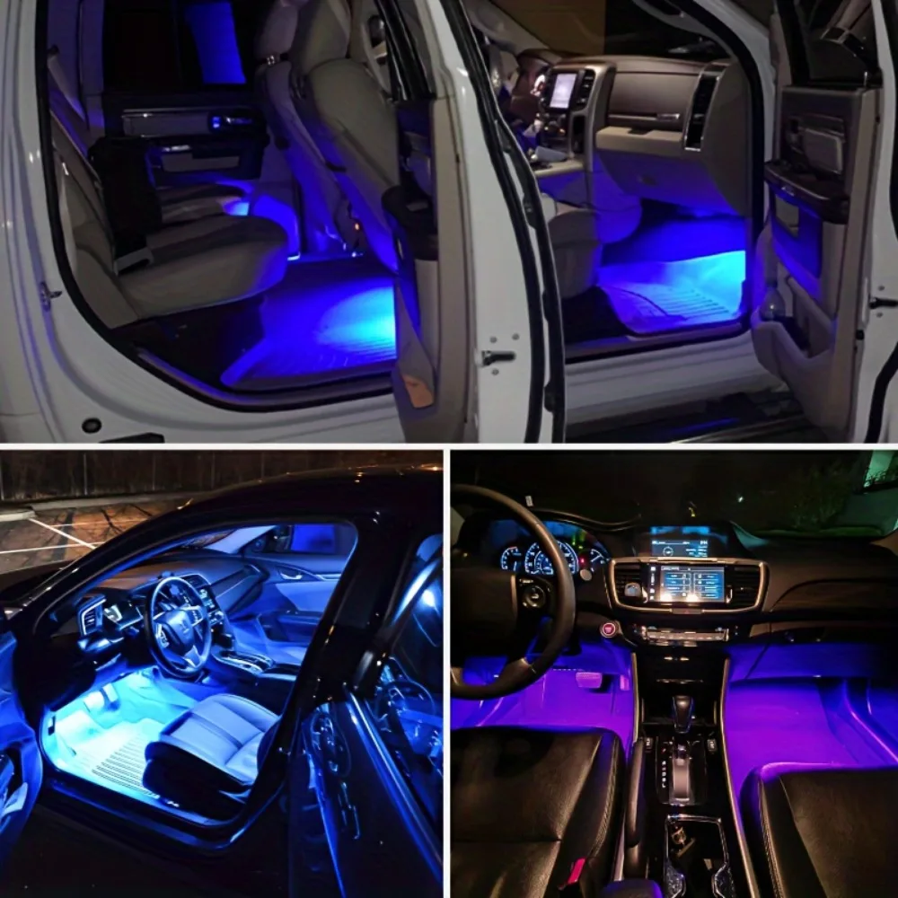 Interior Car Lights,Car Accessories,Car Led Lights,Car Strip Light, Lighting With Sound Active Function,Led Lights for Car