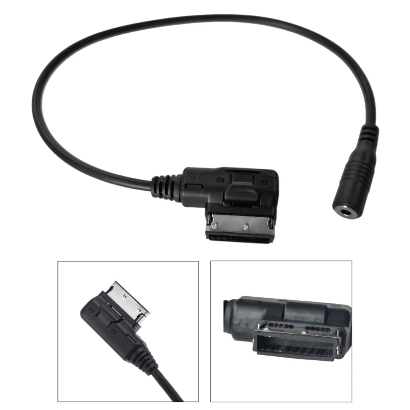 كابل AUX لمحول صوت موسيقى السيارة ، MMI إلى ، مرسيدس بنز W212 ، S212 ، W218 ، C300 ، W207 ، W204 ، W221