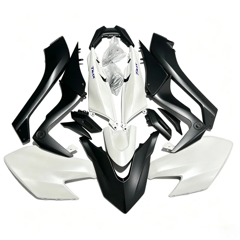 Motorcycle Fairing Kits for TMAX530 2017 2018 2019 TMAX XP530 17 18 19 Injection ABS Plastic White black Bodywork Set