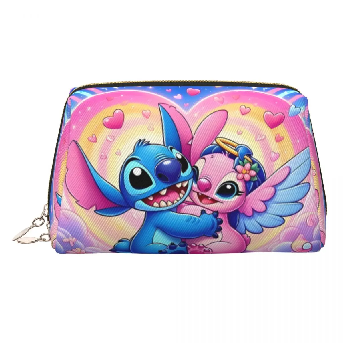 

Custom Stitch Anime Cartoons Toiletry Bag for Women Makeup Cosmetic Organizer Ladies Beauty Storage Dopp Kit Box