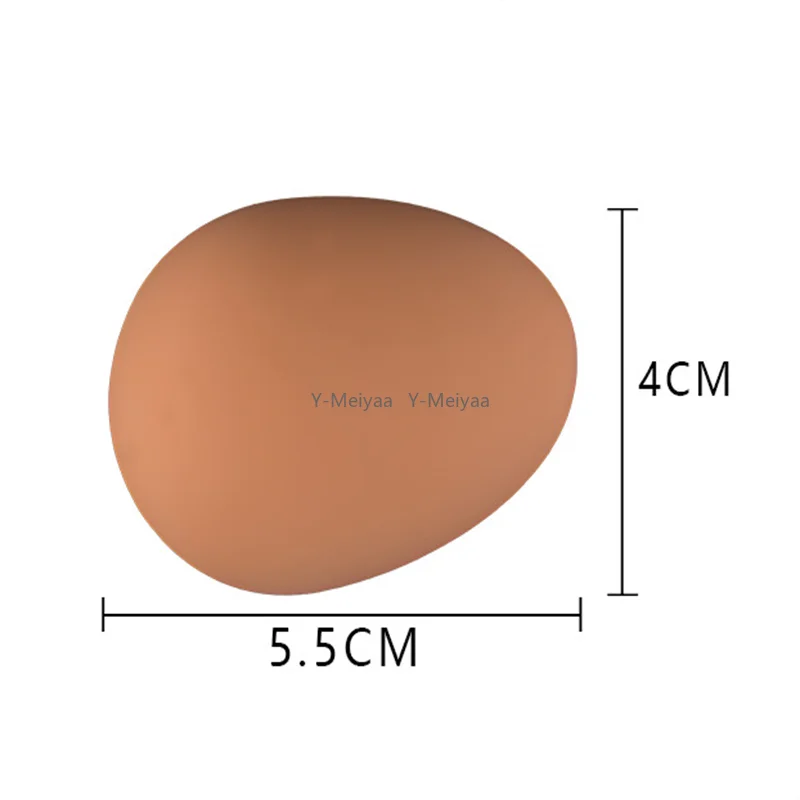 1/3/5/10PCS Realistische Hüpfende Eier Gefälschte Gummi Hüpfende BälleModell Bauernhof Huhn Nesting Henne Schlüpfen Ei Haustier Spielzeug Streich Witz – Detail 6