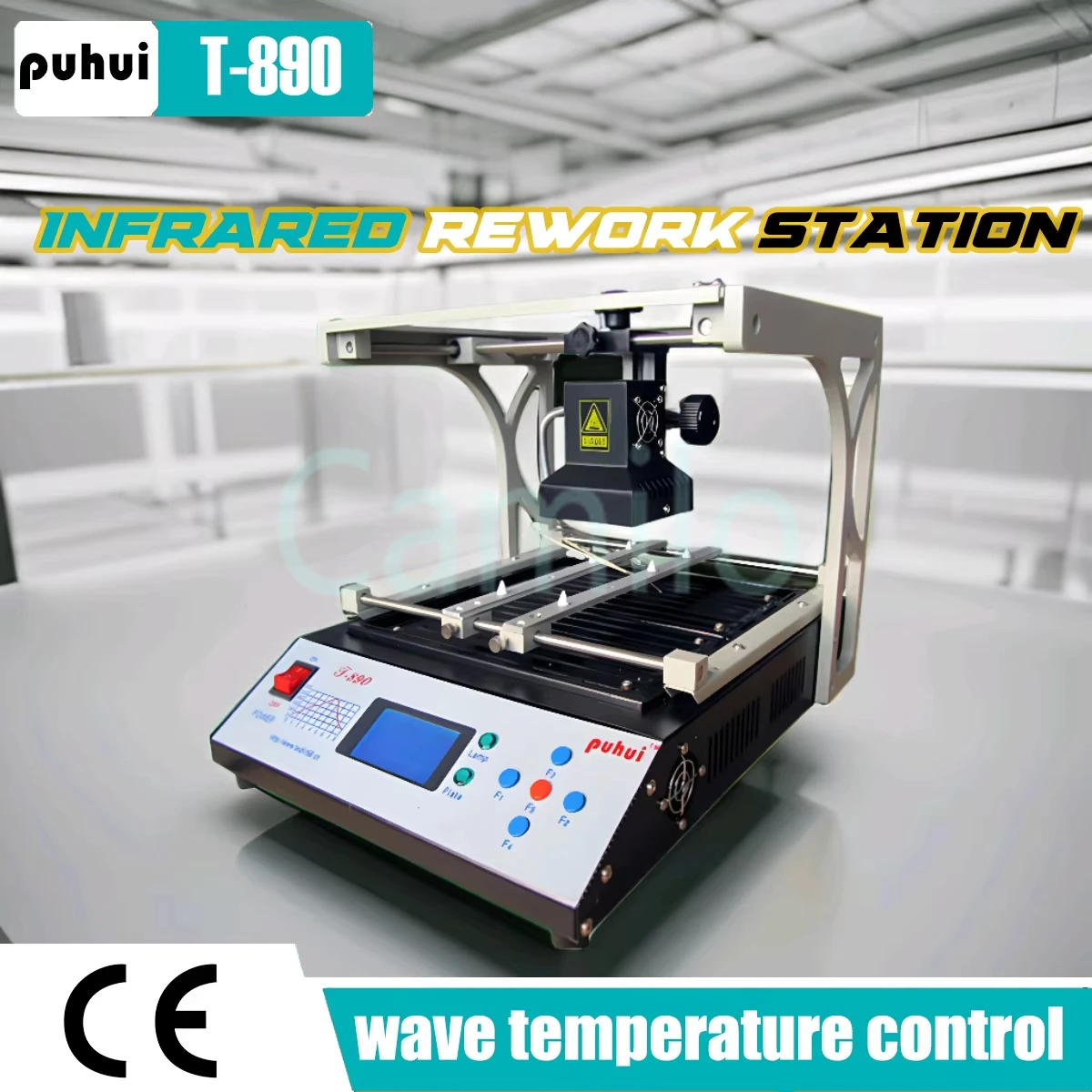PUHUI T-890/T-890i Infrared BGA Rework Station Intelligent Curve Heating PID Temp Control Soldering Desoldering Station For IC