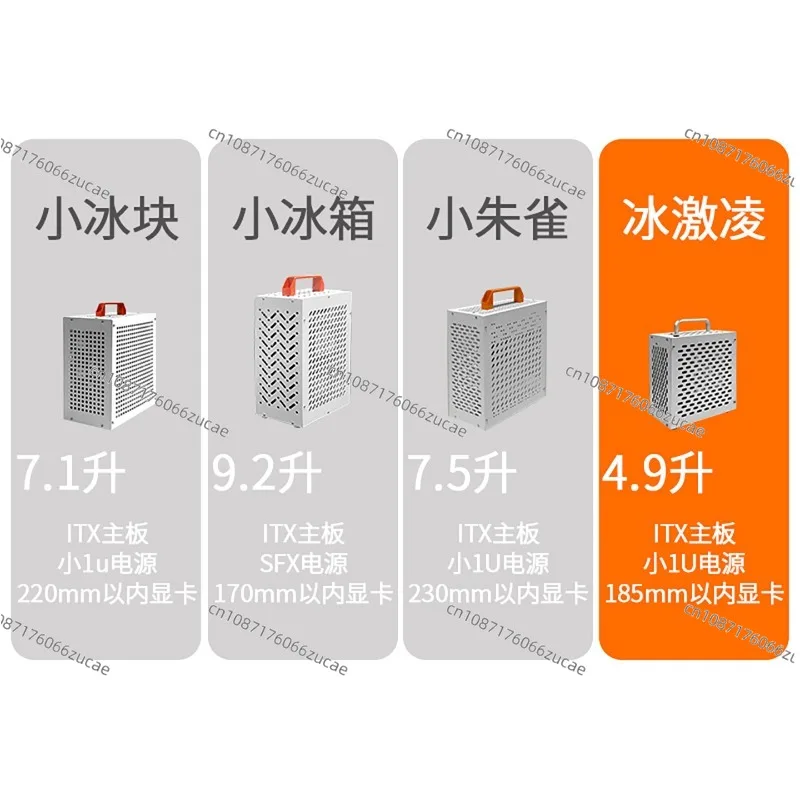 هيكل صغير Itx17 * 17 اللوحة الرئيسية لتقوم بها بنفسك حقيبة كمبيوتر مدمجة محمولة لسطح المكتب تبريد الهواء الآيس كريم