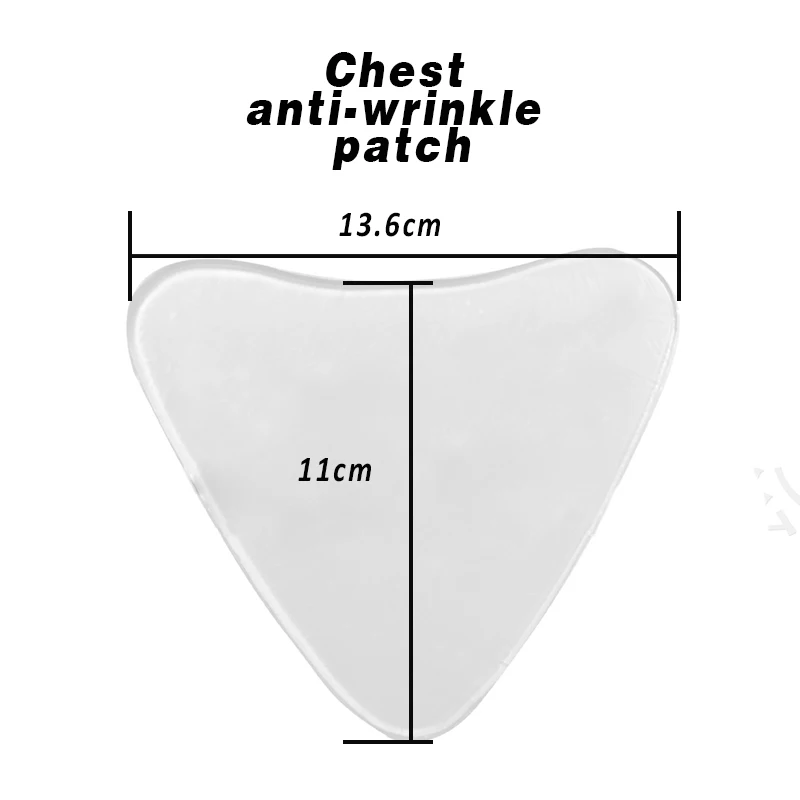 Wiederverwendbares, unsichtbares Anti-Aging-Silikon-Brustpflaster, selbstklebendes Anti-Falten-Brustpolster, beseitigt verhindert faltige Brustpflege